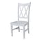 International Concepts Double XX Chairs, Set of 2, Antique Chalk C28-220P - alternate 1